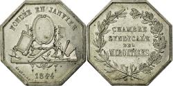 World Coins - France, Token, Corporation des Miroitiers, ND (1844), Silver,
