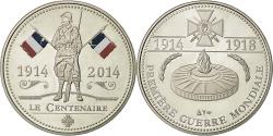 World Coins - France, Medal, Centenaire de la Première Guerre Mondiale, 1914-2014,