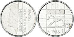 World Coins - Coin, Netherlands, 25 Cents, 1986