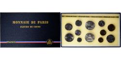 World Coins - France, Coffret 1 c. à 100 frs., 1986, MDP, série FDC,