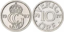 World Coins - Sweden, 10 Öre, 1987