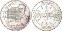 World Coins - France, Medal, Europa, 1997, Silver, Luxembourg,