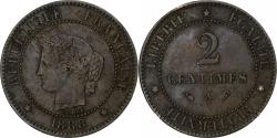 World Coins - France, 2 Centimes, Cérès, 1888, Paris, Bronze, , Gadoury:105