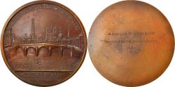 World Coins - France, Medal, Louis XIV, Construction du Pont Royal, A.Duchêne, Architecte