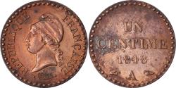 World Coins - Coin, France, Dupré, Centime, 1848, Paris, , Bronze, KM:754