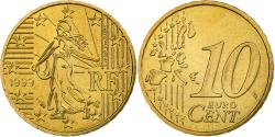 World Coins - France, 10 Euro Cent, BU, 1999, Pessac, Nordic gold, , KM:1285
