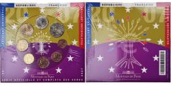 World Coins - France, 1 Cent to 2 Euro, 2007, BU,