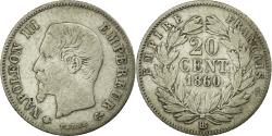 World Coins - Coin, France, Napoleon III, Napoléon III, 20 Centimes, 1860, Strasbourg