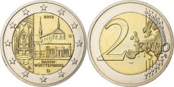 World Coins - Germany, 2 Euro, Baden-Württemberg, 2013, Karlsruhe, Bi-Metallic,