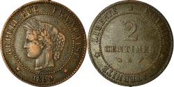 World Coins - Coin, France, Cérès, 2 Centimes, 1890, Paris, , Bronze, KM:827.1