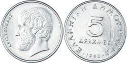 World Coins - Coin, Greece, 5 Drachmes, 1998