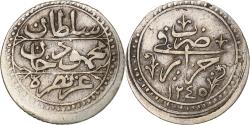 World Coins - Algeria, Mahmud II, 1/4 Budju, 1830 (1245), Silver,