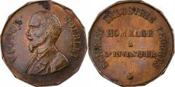 World Coins - France, Token, Académies et Société Savantes, Victor Doublet, Brass