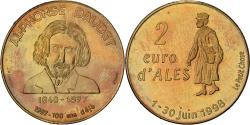 World Coins - France, 2 Euro, Alès - Alphonse Daudet, 1998,