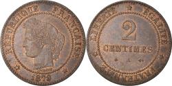 World Coins - Coin, France, Cérès, 2 Centimes, 1879, Paris, , Bronze, KM:827.1
