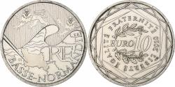 World Coins - France, 10 Euro, Basse-Normandie, 2010, Paris, , Silver, Gadoury:EU399