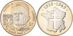 World Coins - France, Medal, 1939-1945, Paris libéré, 25 Août 1944, Leclerc, Copper-nickel