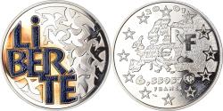 World Coins - Coin, France, Liberté, 6.55957 Francs, 2001, Paris, Colorized.BE.,