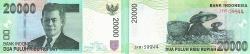 World Coins - Banknote, Indonesia, 20,000 Rupiah, 2012, UNC(65-70)