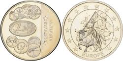 World Coins - Latvia, Medal, L'Europe, Copper-nickel,