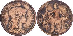 World Coins - Coin, France, Dupuis, 5 Centimes, 1913, Paris, , Bronze, KM:842
