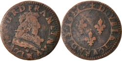 World Coins - Coin, France, Louis XIII, Double Tournois, 1631, La Rochelle, , Copper
