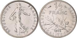 World Coins - Coin, France, Semeuse, 1/2 Franc, 1973, Paris, FDC, , Nickel, KM:931.1