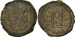 Ancient Coins - Coin, Justin II, Follis, 573-574, Constantinople, , Copper, Sear:360