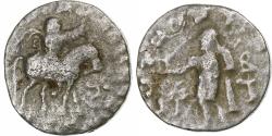 Ancient Coins - Indo-Scythian Kingdom, Azes I, Drachm, ca. 58-12 BC, Taxila, Silver,