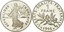 World Coins - Coin, France, Semeuse, Franc, 1996, BE, , Nickel, KM:925.2
