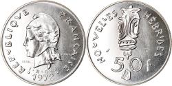 World Coins - Coin, New Hebrides, 50 Francs, 1972, Paris, ESSAI, , Nickel, KM:E7