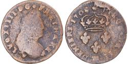 World Coins - Coin, France, Louis XIV, Deux deniers de Strasbourg, 2 Deniers, 1708