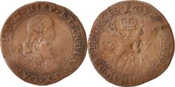 World Coins - Spanish Netherlands, Token, Belgium, Charles II, Anvers, Bureau des Finances