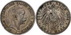World Coins - Coin, German States, PRUSSIA, Wilhelm II, 2 Mark, 1905, Berlin, AU(55-58)