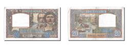 World Coins - Banknote, France, 20 Francs, 20 F 1939-1942 ''Science et Travail'', 1942