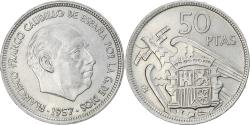World Coins - Coin, Spain, Caudillo and regent, 50 Pesetas, 1957 (58),