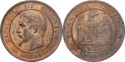 World Coins - France, Napoleon III, 10 Centimes, 1854, Paris, Bronze, , Gadoury:248