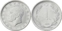 World Coins - Turkey, Lira, 1959, Istanbul, Stainless Steel, , KM:889a.1