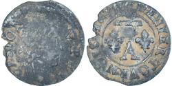 World Coins - Coin, France, DOMBES, Gaston d'Orléans, Denier Tournois, 1653, Trévoux