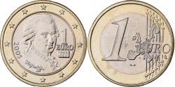 World Coins - Austria, 1 Euro, 2005, Vienna, Bi-Metallic,