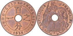 World Coins - Coin, FRENCH INDO-CHINA, Cent, 1938, Paris, , Bronze, KM:12.1