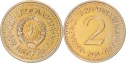 World Coins - Coin, Yugoslavia, 2 Dinara, 1984