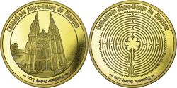World Coins - France, Token, Cathédrale Notre Dame de Chartres, Copper-nickel Aluminium