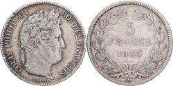 World Coins - Coin, France, Louis-Philippe, 5 Francs, 1833, Toulouse, , Silver