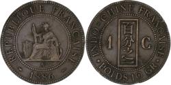 World Coins - French Indo-China, Cent, 1886, Paris, Bronze, , KM:1