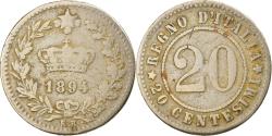 World Coins - Coin, Italy, Umberto I, 20 Centesimi, 1894, Berlin, , Copper-nickel