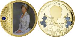 World Coins - United Kingdom, Medal, Portraits de la Princesse Diana, , Copper Gilt