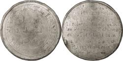 World Coins - France, Medal, Louis Philippe I, Politics, Society, War, 1837, , Tin