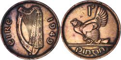 World Coins - Coin, Ireland, Penny, 1949