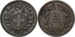 World Coins - Switzerland, 2 Rappen, 1941, Bern, Bronze, , KM:4.2a